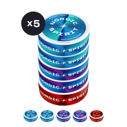 Mix & Match: Vytvořte si vlastní balíček 5 krabiček nikotinových sáčků Nordic Spirit s různými příchutěmi 