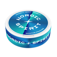 Nordic Spirit Frosty Mint extra silné nikotinové sáčky plechovka.