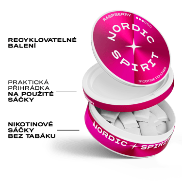 Nordic Spirit Raspberry Strong Karton