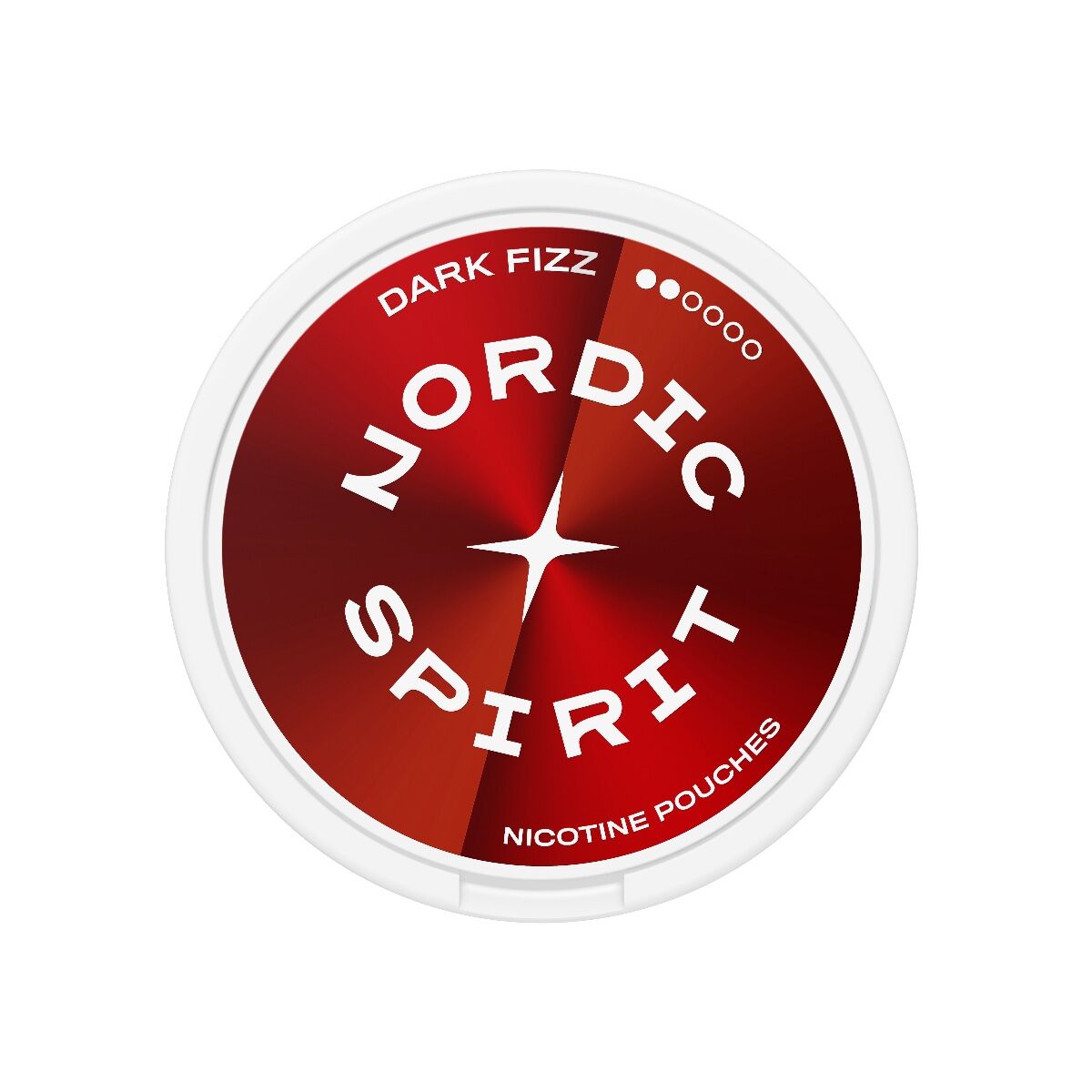 Pohled zepředu na krabičku nikotinových sáčků Dark Fizz Regular